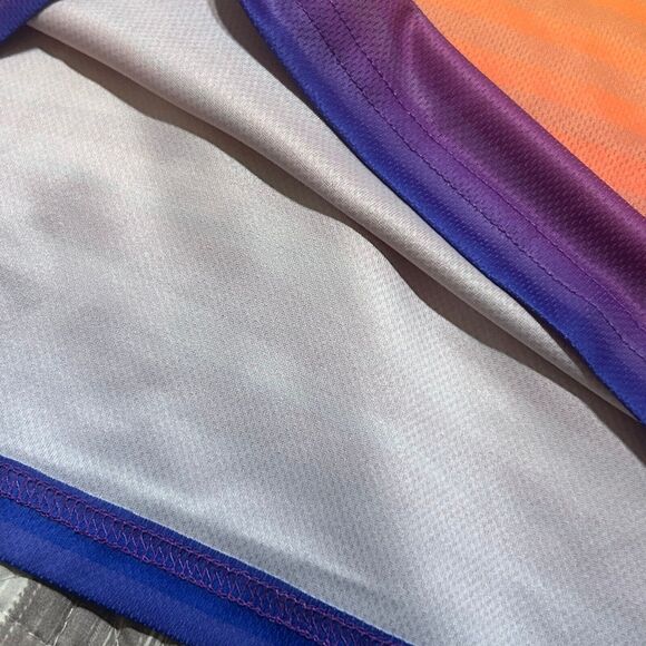 Flan Labs Caramel Sunset Soccer Jersey Mens XL Multicolor Ombre Street Sporty - Picture 10 of 12